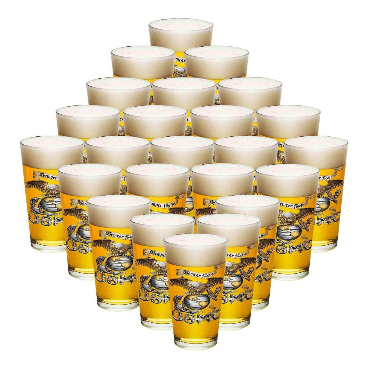Eagle USMC Pint Glass