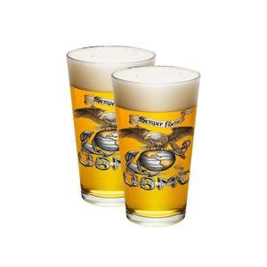More Picture, Eagle USMC Pint Glass