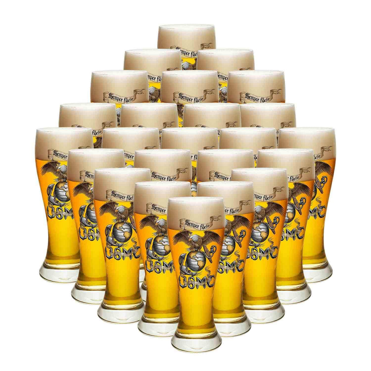 Eagle USMC Pilsner Glass