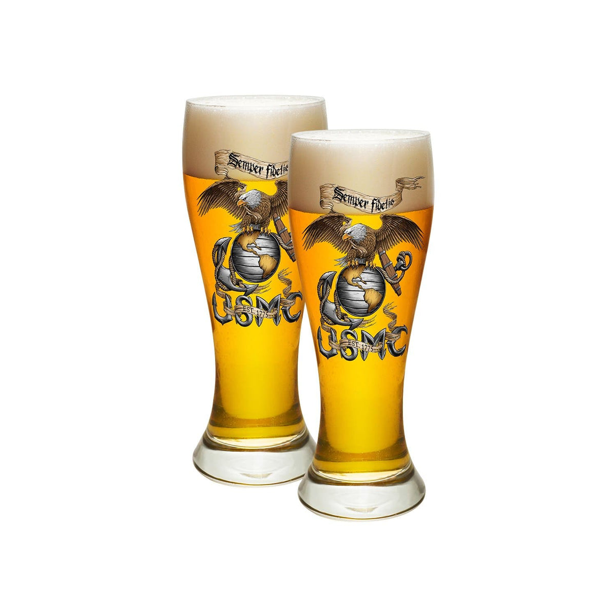 Eagle USMC Pilsner Glass