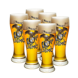 More Picture, Eagle USMC Pilsner Glass