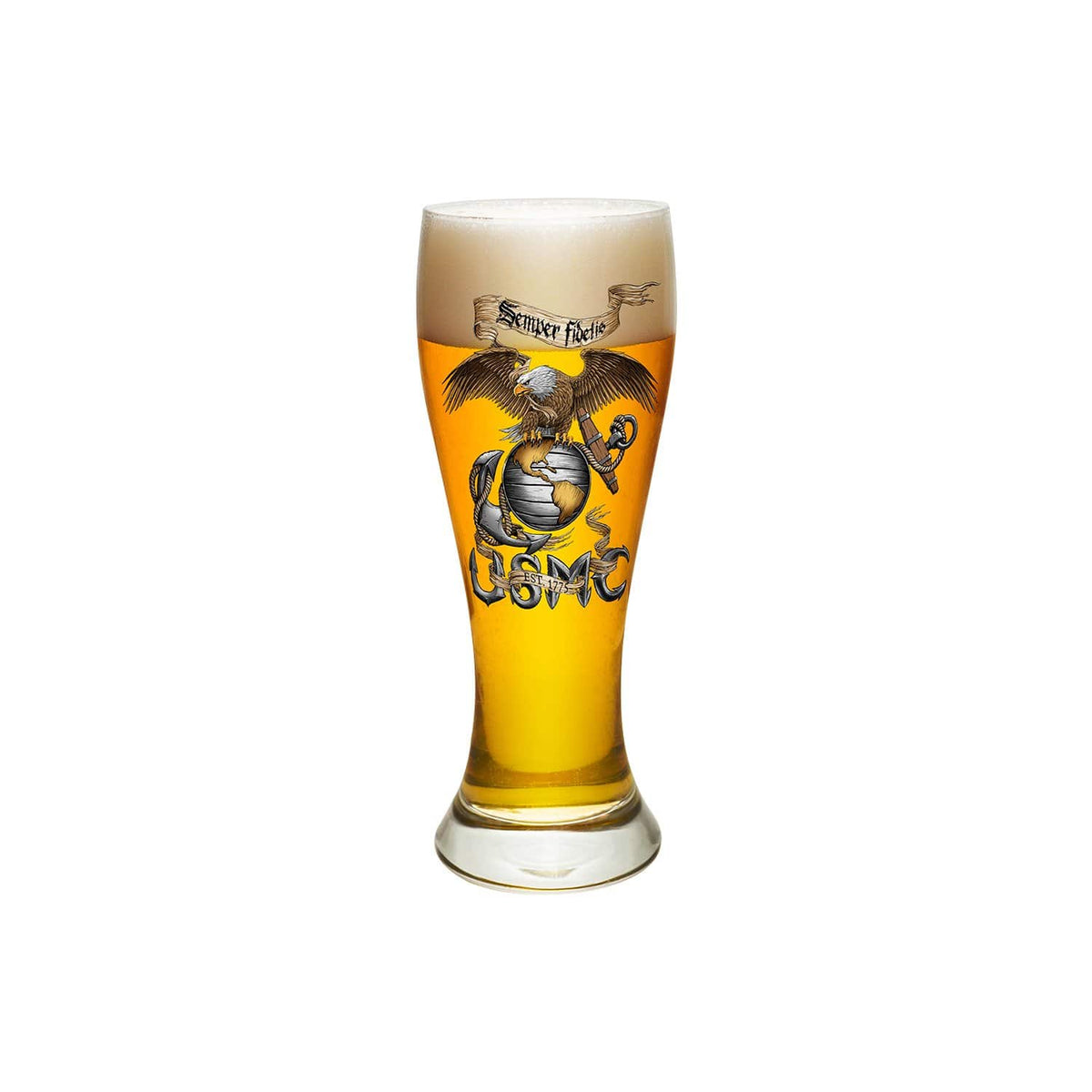 Eagle USMC Pilsner Glass