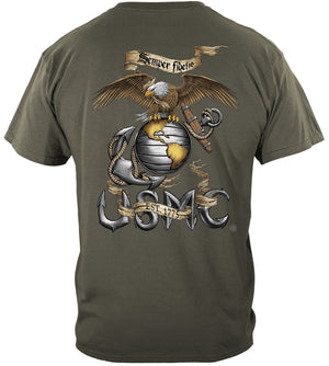 More Picture, Eagle USMC Premium Men's Long Sleeve