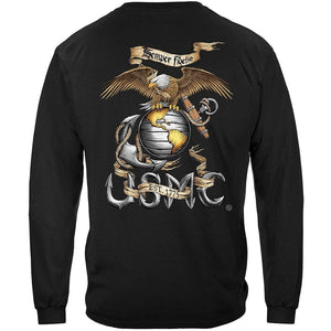 More Picture, Eagle USMC Premium Men's Hooded Sweat Shirt