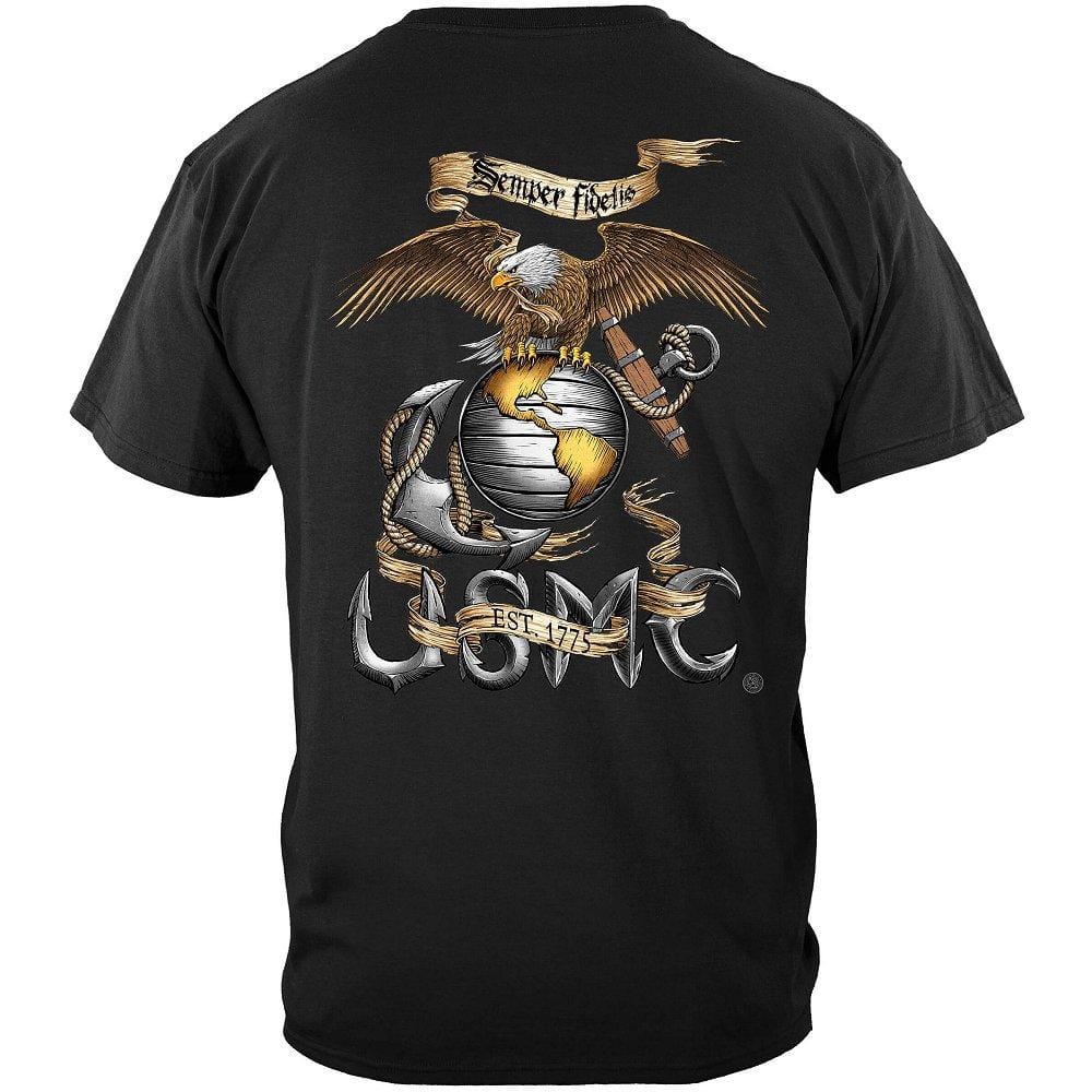 Eagle USMC Premium Men&#39;s Hooded Sweat Shirt