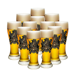More Picture, Marine Devil Dog First In Last Out Pilsner Glass