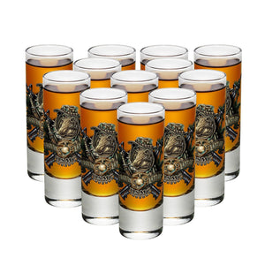 More Picture, Marine Devil Dog First In Last Out Shot Glass