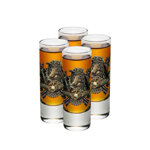 More Picture, Marine Devil Dog First In Last Out Shot Glass