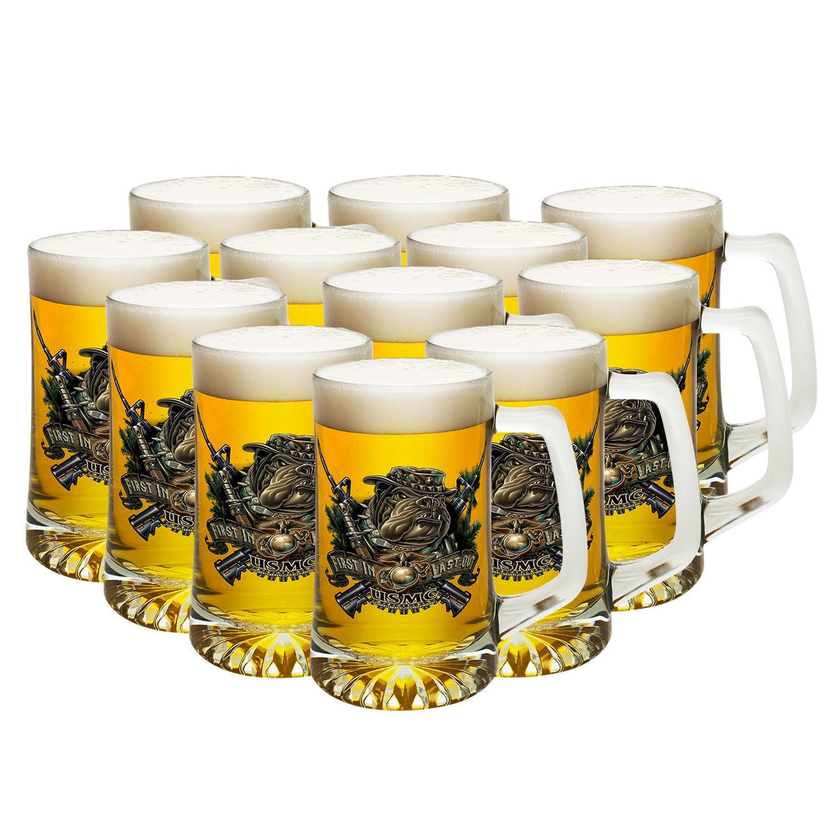 Marine Devil Dog First In Last Out Tankard