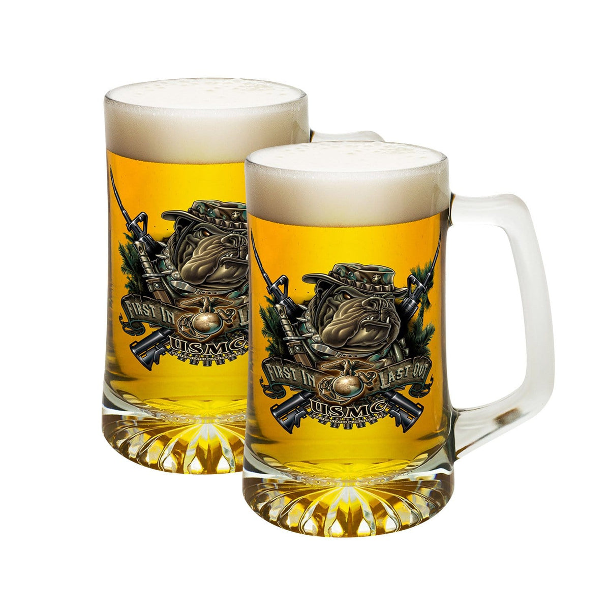 Marine Devil Dog First In Last Out Tankard