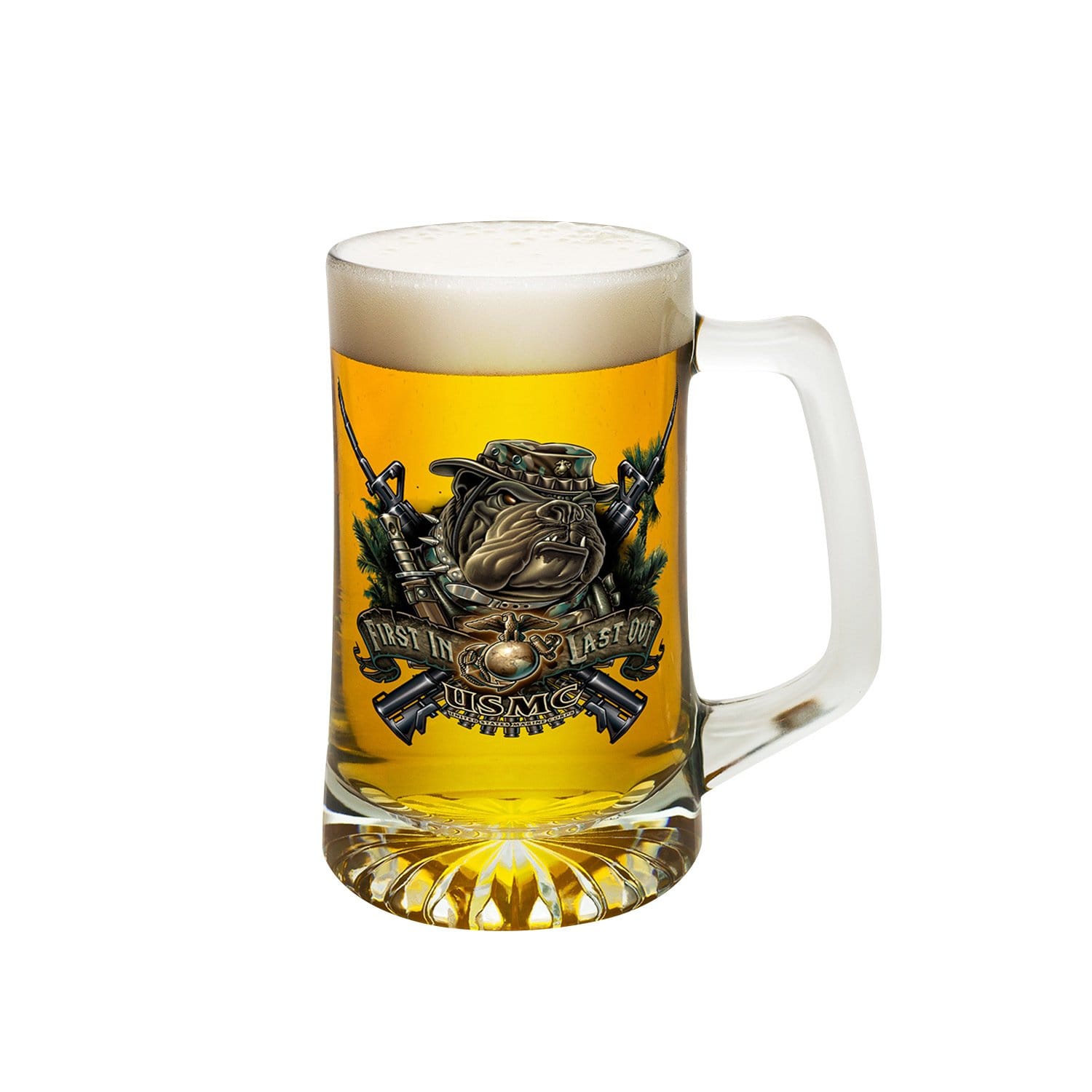 Marine Devil Dog First In Last Out Tankard