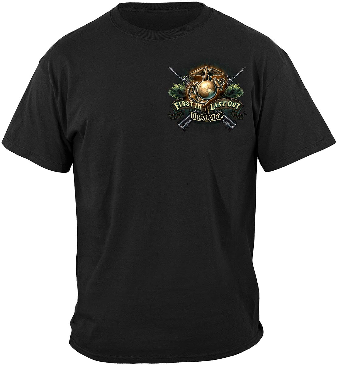 Marine Devil Dog First In Last Out Premium Long Sleeves