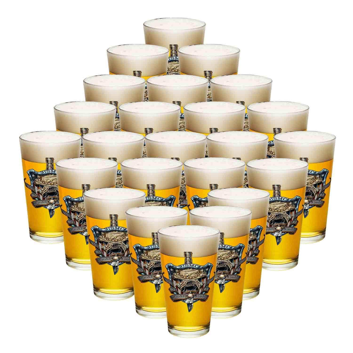 Once And Always A Marine Pint Glass