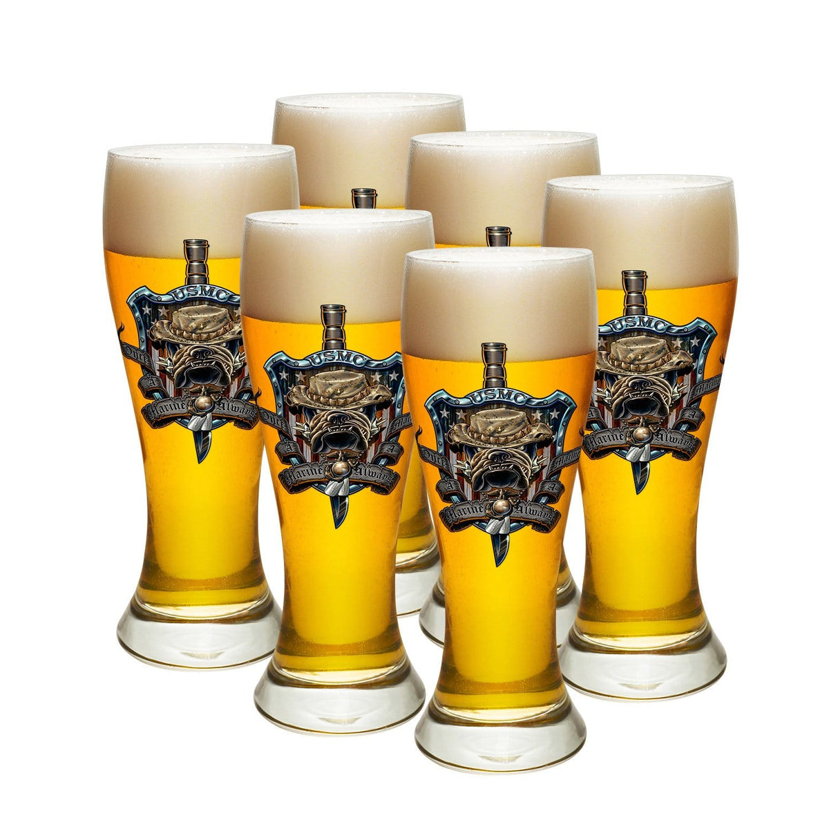 Once And Always A Marine Pilsner Glass