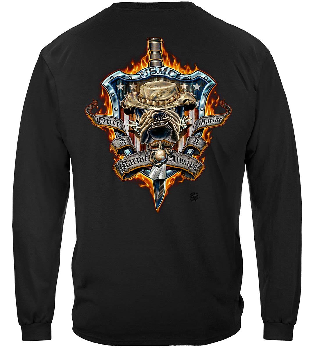 Once And Always A Marine Premium Long Sleeves