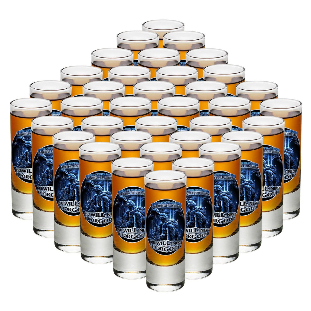 You Will Never Be Forgotten Shooter Shot Glass