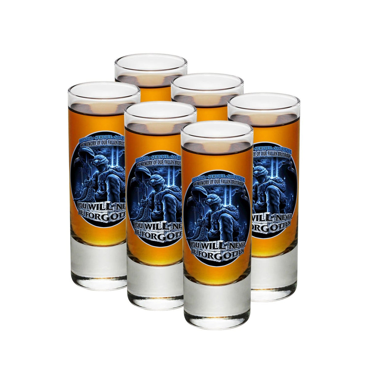 You Will Never Be Forgotten Shooter Shot Glass