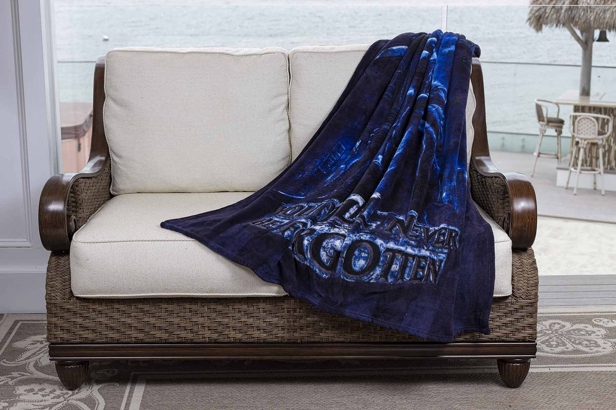 Never Forget Fallen Soldier Premium Blanket