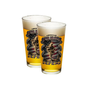 More Picture, American Soldier Pint Glass