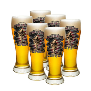 More Picture, American Soldier Pilsner Glass