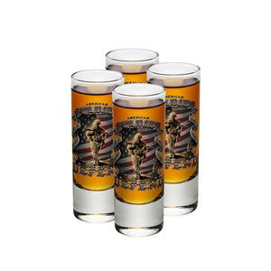 More Picture, American Soldier Shooter Shot Glass