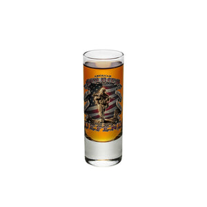 More Picture, American Soldier Shooter Shot Glass