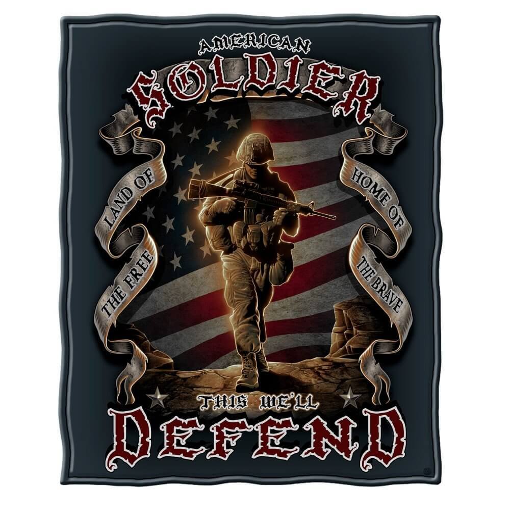 American Soldier Blanket