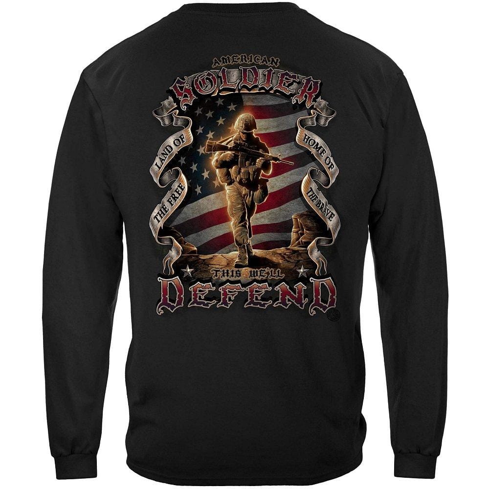 American Soldier Premium Men&#39;s Hooded Sweat Shirt