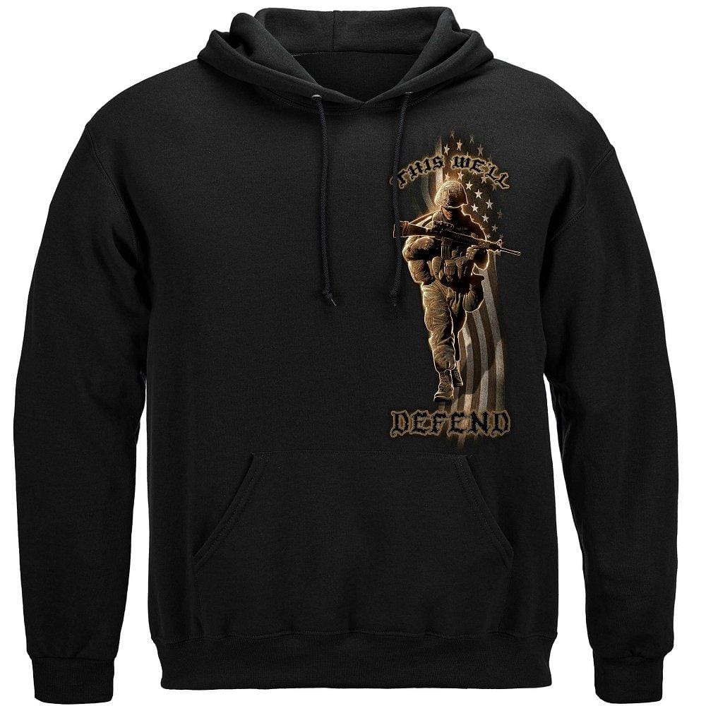 American Soldier Premium Men&#39;s Hooded Sweat Shirt