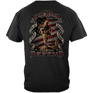 More Picture, American Soldier Premium Men's Hooded Sweat Shirt