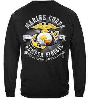 More Picture, USMC Cold War Vet Premium Long Sleeves
