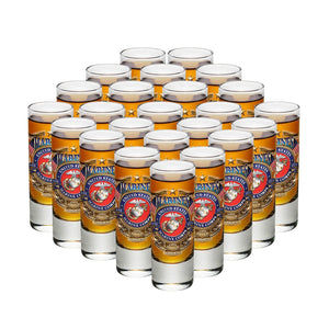 More Picture, USMC Badge Of Honor Shot Glass