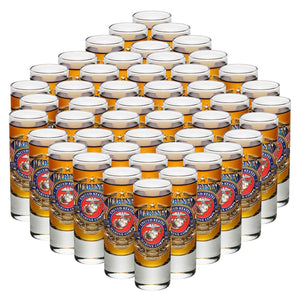 More Picture, USMC Badge Of Honor Shot Glass