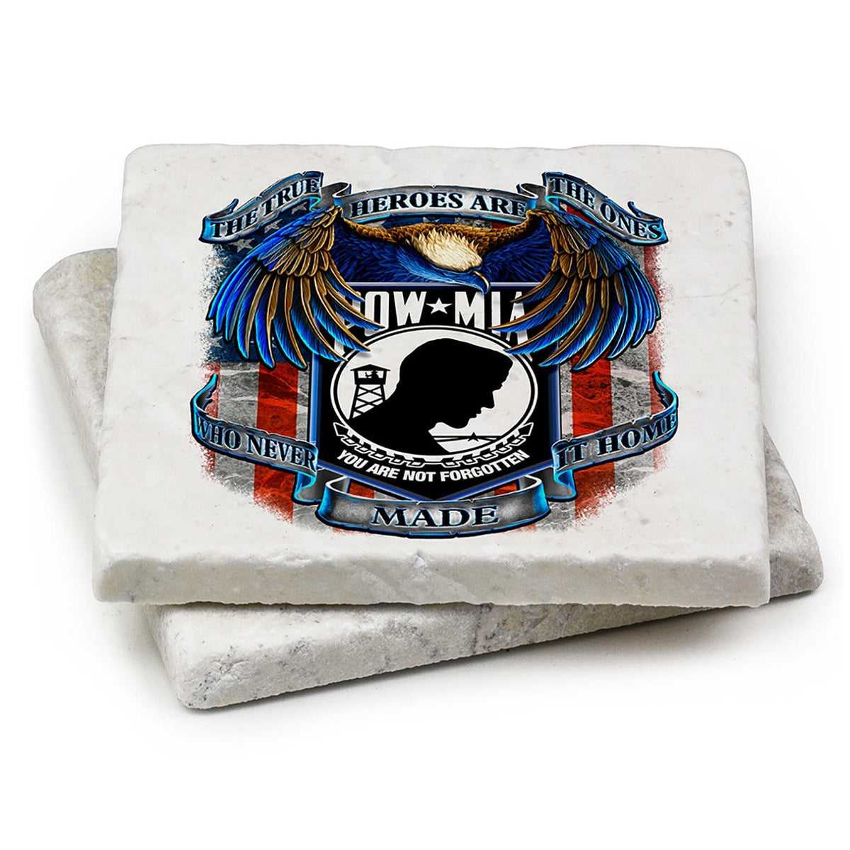 POW True Heroes Coaster Ivory