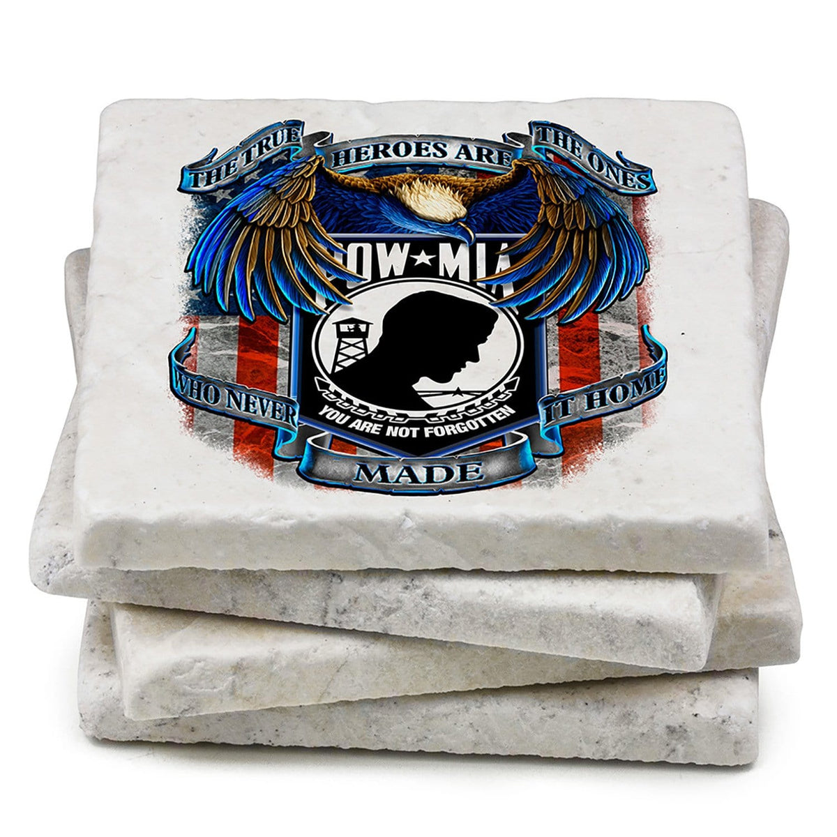 POW True Heroes Coaster Ivory