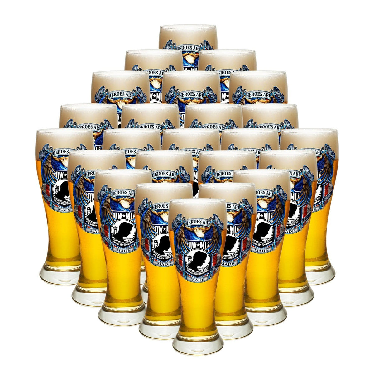 POW True Heroes Pilsner Glass