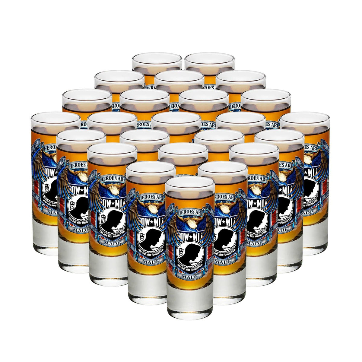 POW True Heroes Shooter Shot Glass
