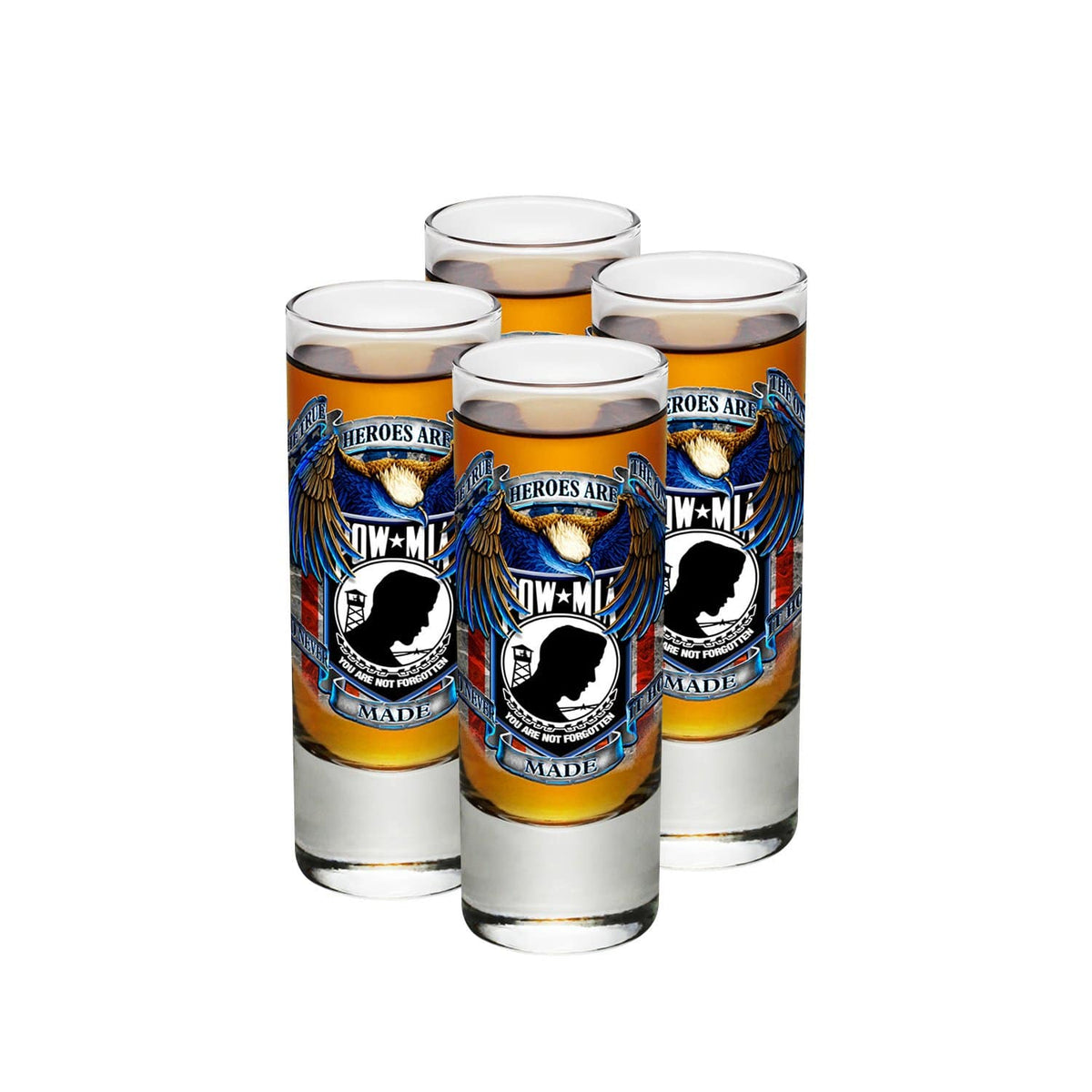 POW True Heroes Shooter Shot Glass