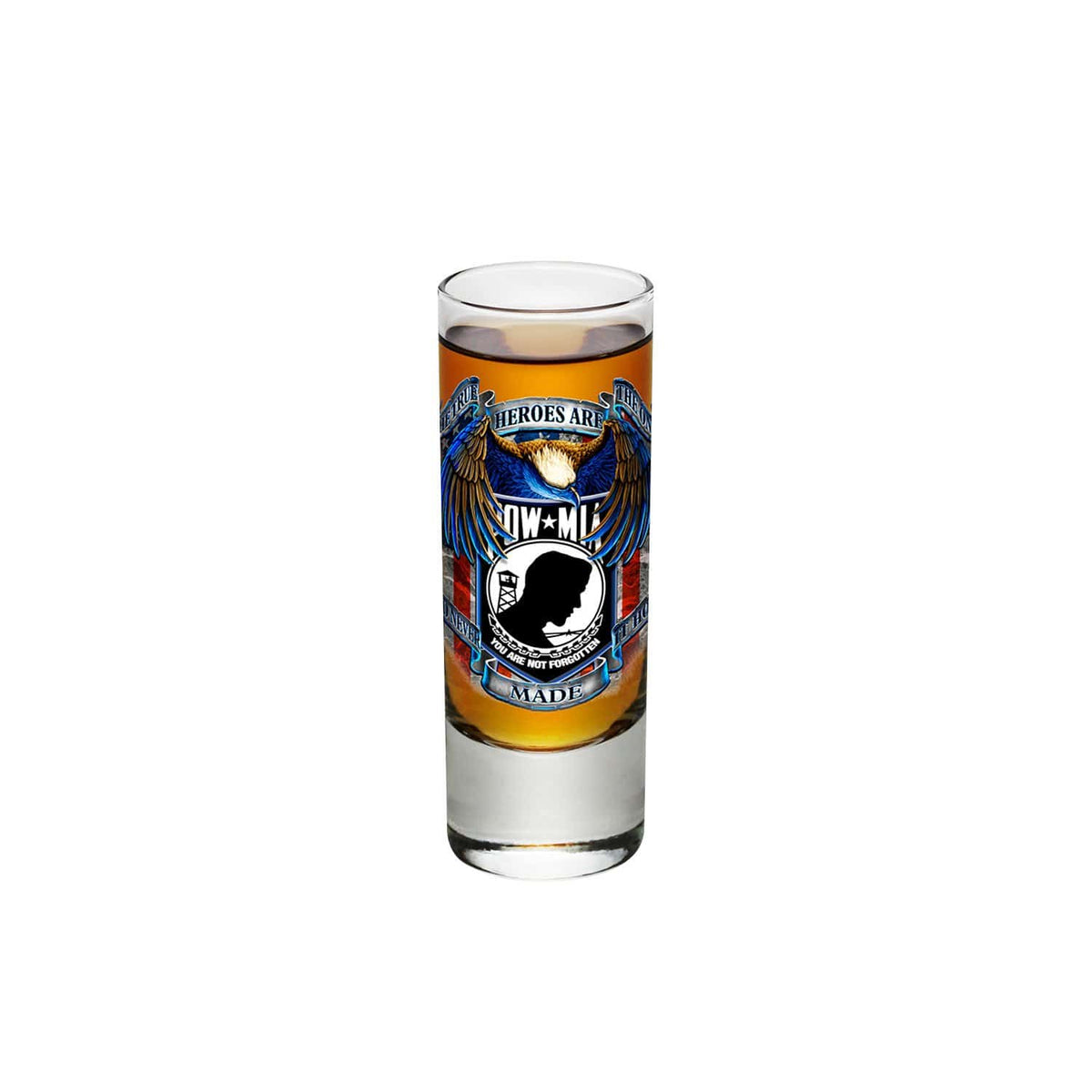 POW True Heroes Shooter Shot Glass