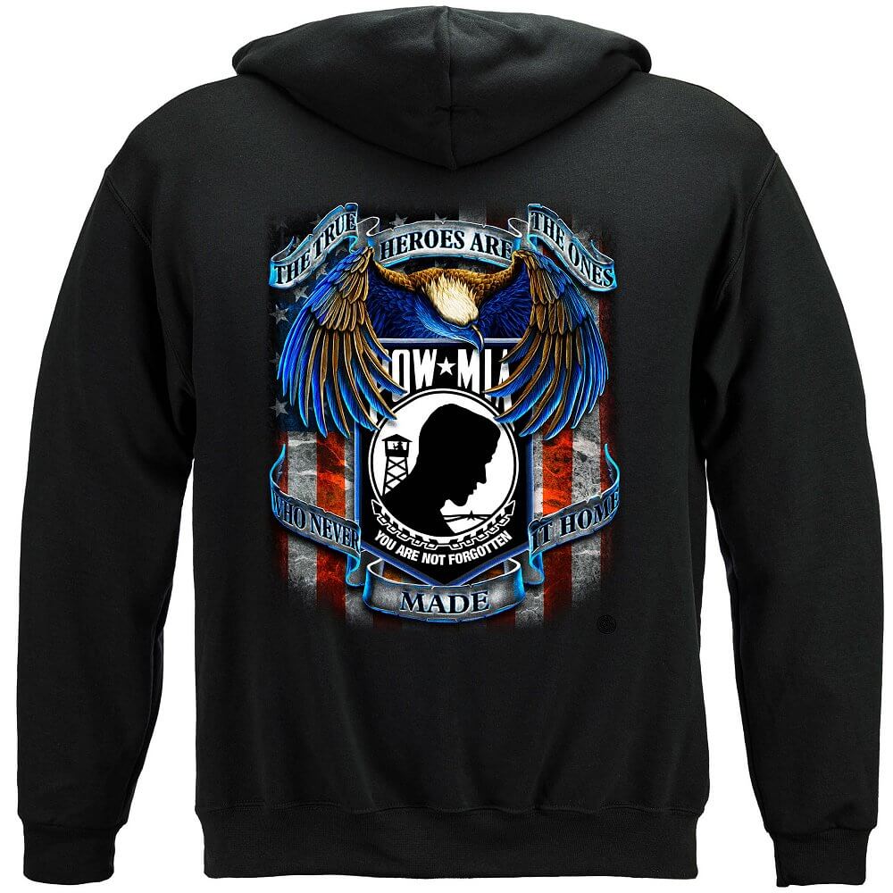 True Hero Pow Mia Premium Men&#39;s Long Sleeve