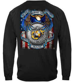 More Picture, True Hero Marines Premium Hooded Sweat Shirt