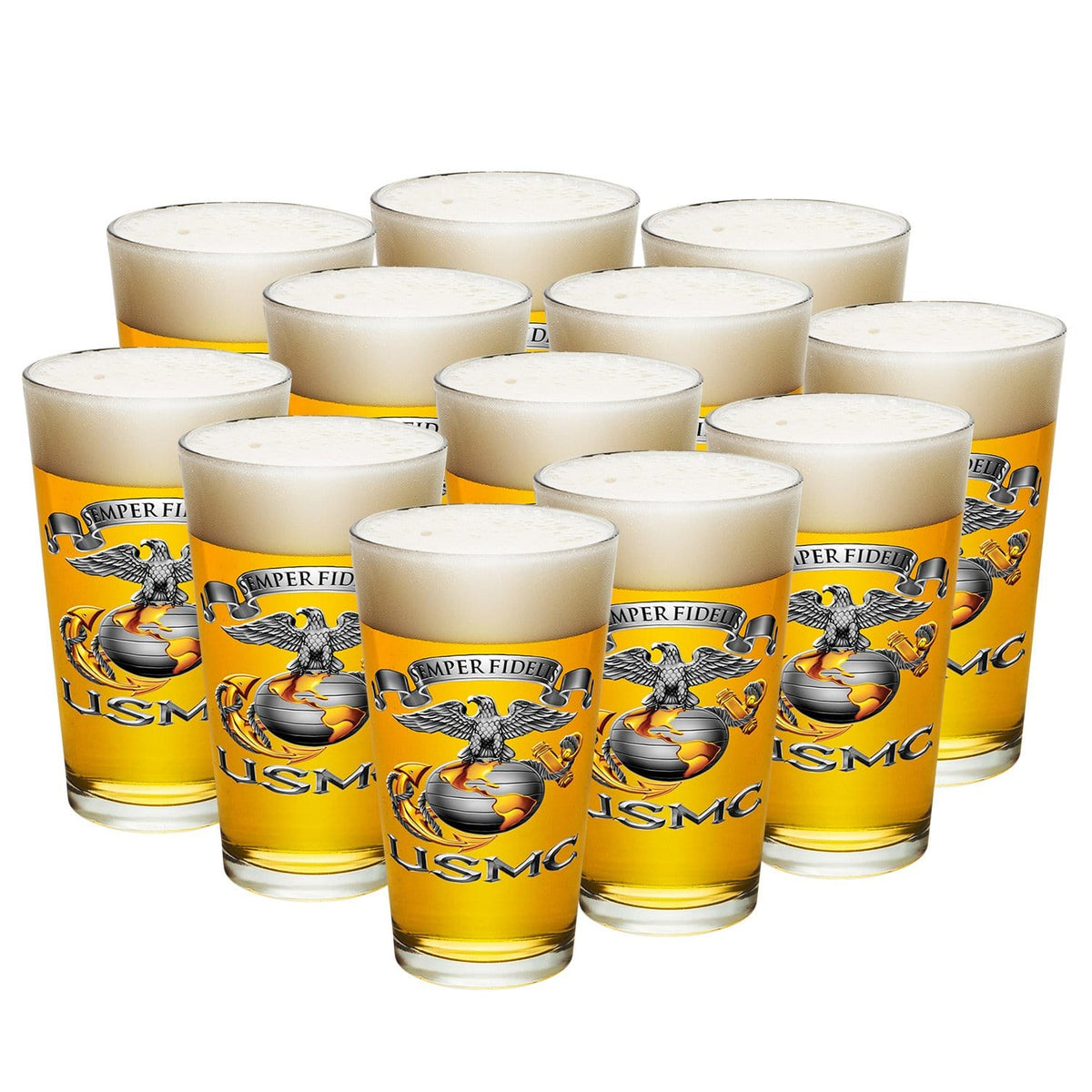 USMC-Semper Fidelis Pint Glass