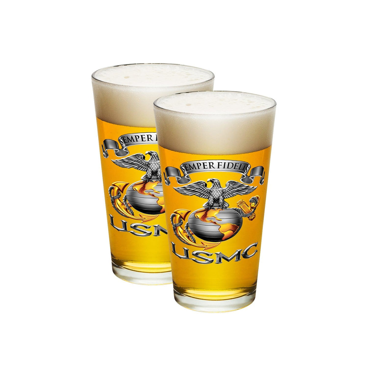 USMC-Semper Fidelis Pint Glass