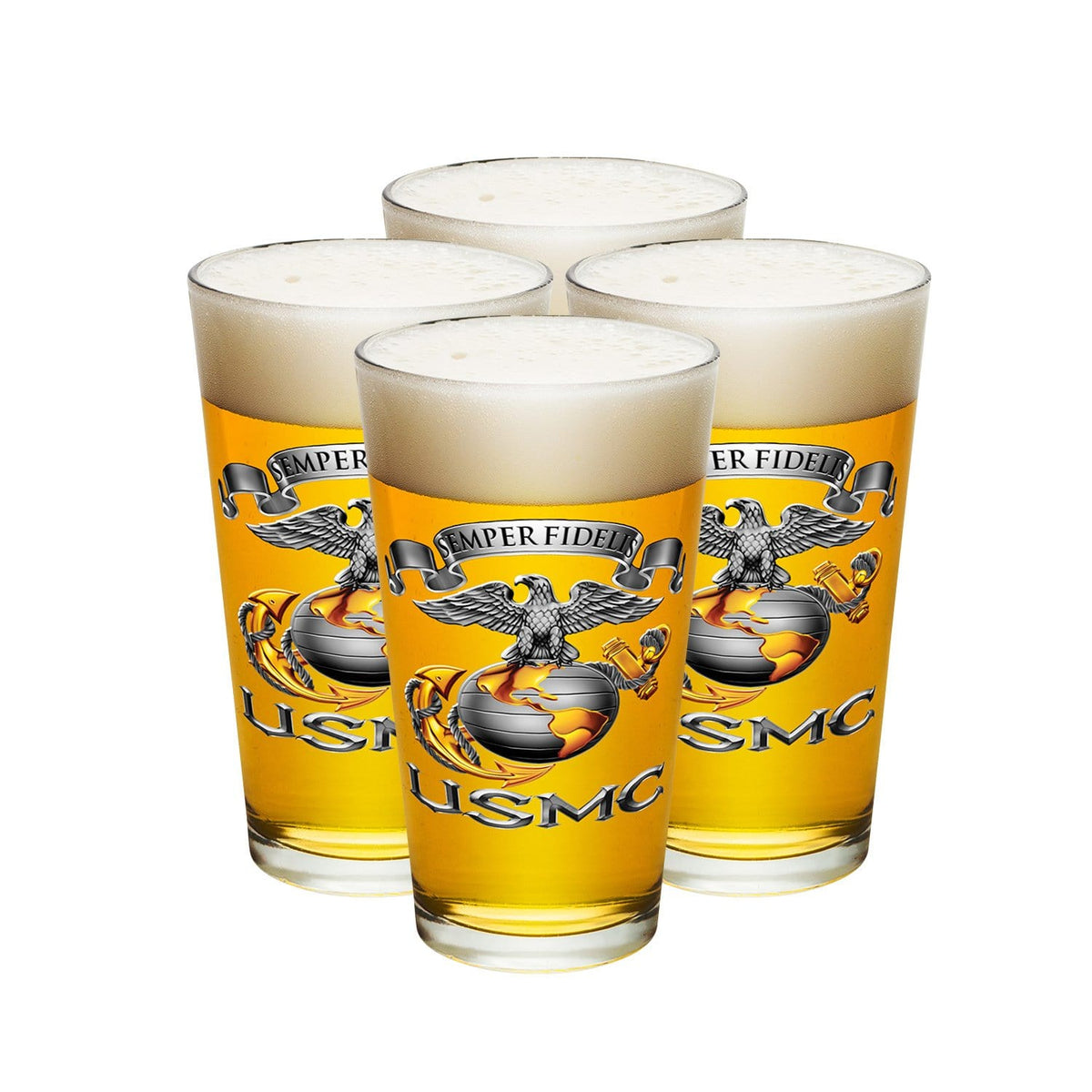 USMC-Semper Fidelis Pint Glass
