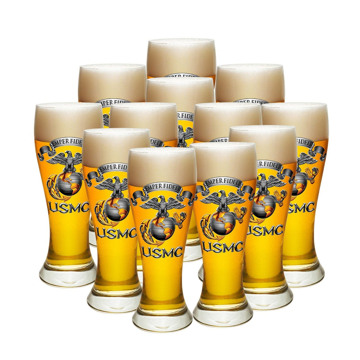 USMC-Semper Fidelis Pilsner Glass