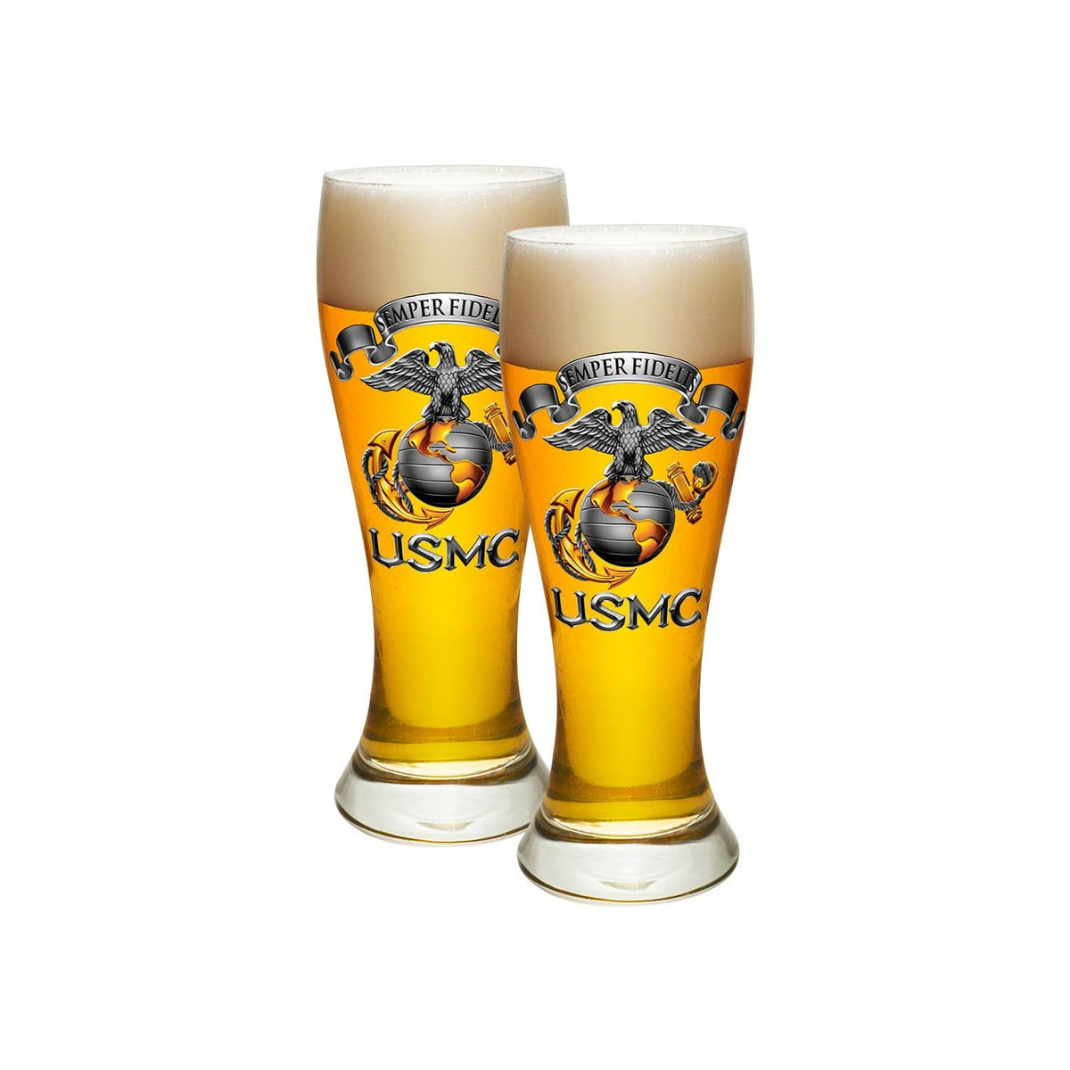 USMC-Semper Fidelis Pilsner Glass