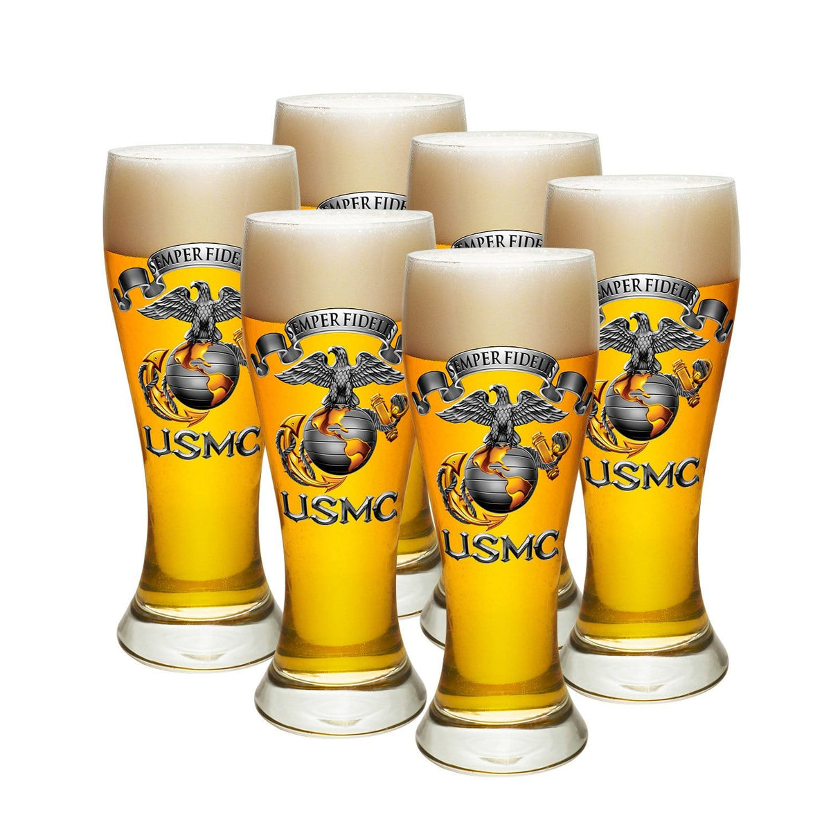 USMC-Semper Fidelis Pilsner Glass
