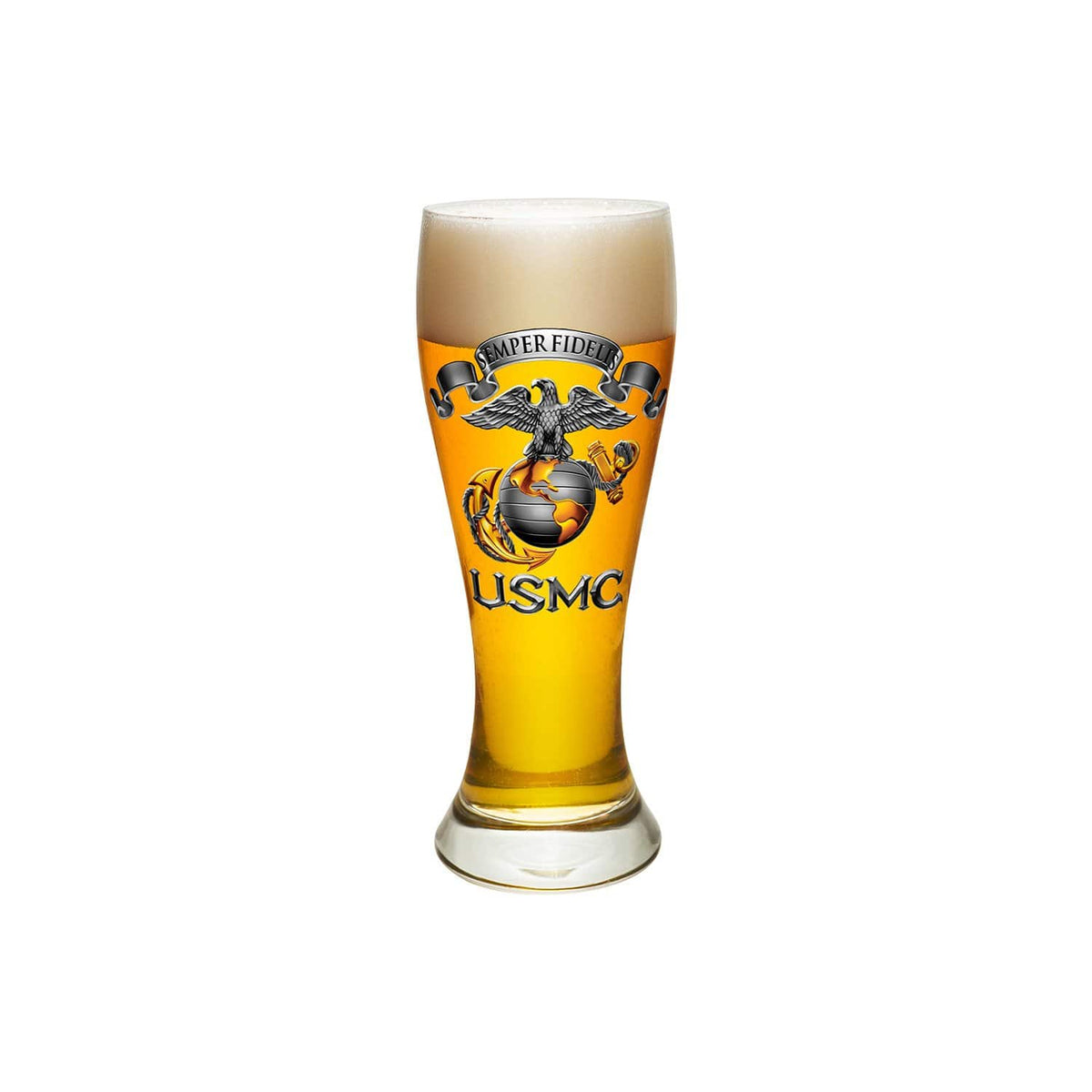 USMC-Semper Fidelis Pilsner Glass