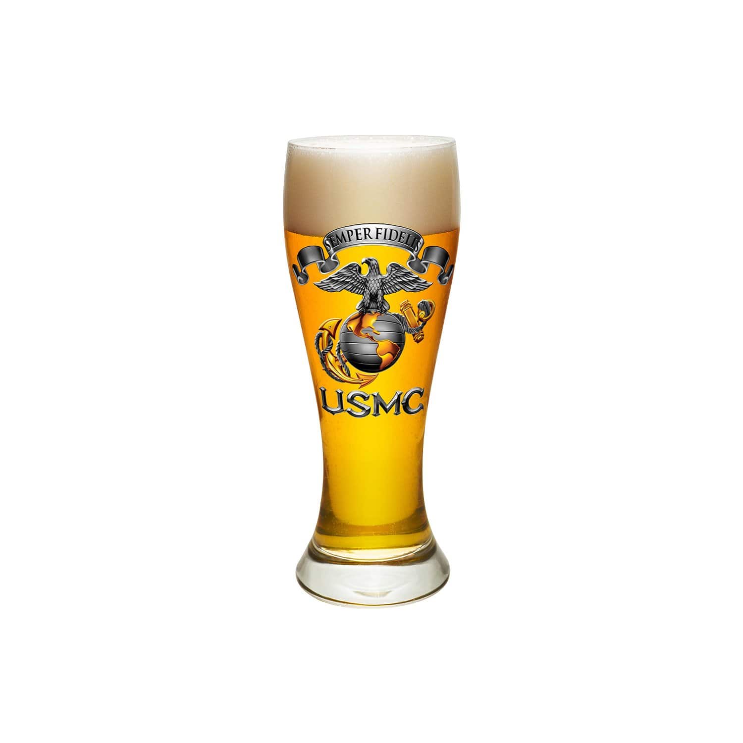 USMC-Semper Fidelis Pilsner Glass
