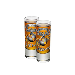 More Picture, USMC-Semper Fidelis Shot Glass